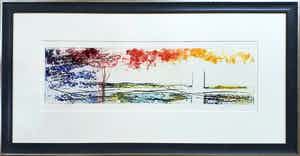 Olivier Beijn - Park IV | Ingelijst verkocht voor € 75!