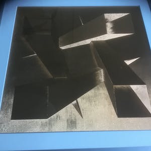 Niet of onleesbaar gesigneerd - 3 geometrische abstracte werken kopen? Bied vanaf 1!