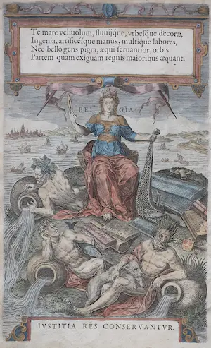 Ludovico Guicciardini - Titelpagina Guicciardini Oude Gravure 1582 kaufen? Bieten Sie von 70!
