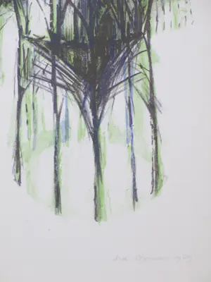 Ardi Brouwer - Schuren en silo - Kleurenlitho kopen? Bied vanaf 50!