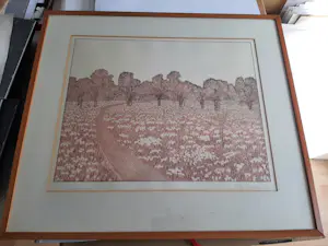 Peter Redeker - Ets, Landschap 1B kopen? Bied vanaf 40!