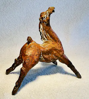 Jos Dirix - Bronzen paardje „ Hunkering „ kaufen? Bieten Sie von 350!