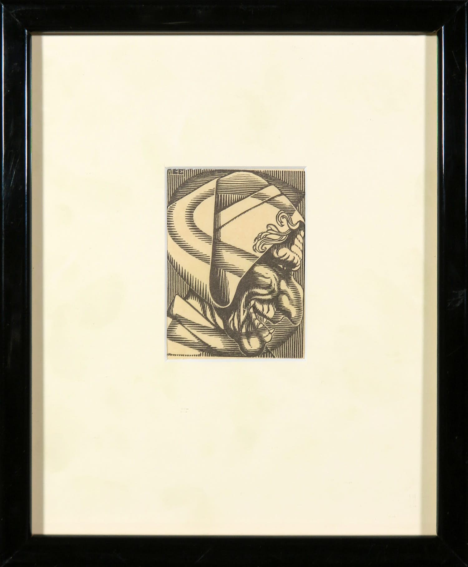 M.C. Escher - Houtdruk, Letter 'S' uit Scholastica kopen? Bied vanaf 100!