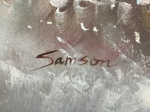 Eddy Samson - Pot met bloemen. kopen? Bied vanaf 1!