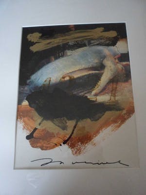 Jos Verwiel - Gemende Techniek. Titel, "Potvis". kopen? Bied vanaf 40!