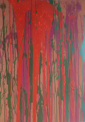 Larry Poons - Siebdruck - Auflage von 175 - signiert - nummeriert - (76 x 56 cm) kaufen? Bieten Sie von 399!