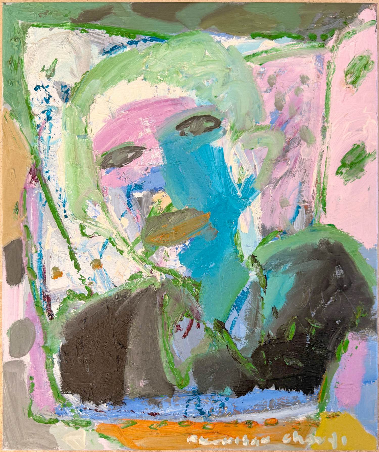 Dominique Chan - Acryl op doek kopen? Bied vanaf 100!