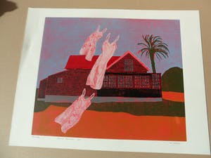 Henriette Boerendans - Houtsnede, 12 Oktober. kopen? Bied vanaf 40!