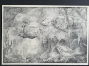 Aart van Dobbenburgh - "Aquarium". kopen? Bied vanaf 75!
