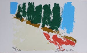 Jan Cremer - Zeefdruk. Titel. "Inverno II ". kopen? Bied vanaf 120!