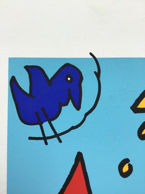 Peter Louman - Zeefdruk “over water gesproken” gesigneerd kopen? Bied vanaf 25!