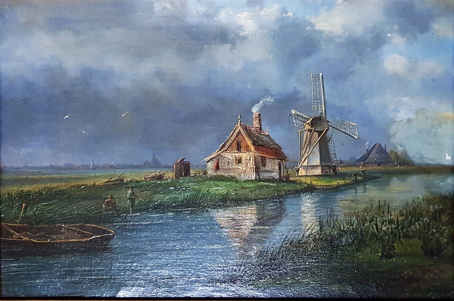 Bernardus Gerardus ten Berge - olie op doek -handgesigneerd l.o. verkocht voor € 850!