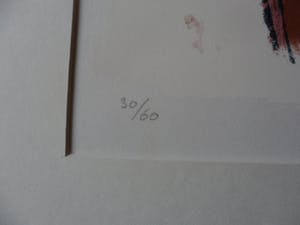 John Lie a Fo - Zeefdruk, titel, "Obia ". kopen? Bied vanaf 40!