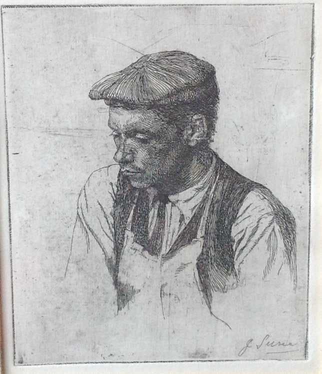 Coba Surie - Portret van man met pet  kopen? Bied vanaf 25!