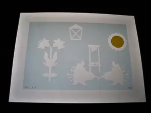 Ben Sleeuwenhoek - gevierd conceptueel Kunstenaar - serie van ZES zeefdrukken - zeer kleine oplage! kopen? Bied vanaf 174!