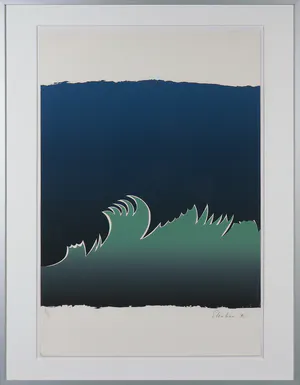 Wally Elenbaas - Zeefdruk, Het groene gras - Ingelijst kopen? Bied vanaf 50!