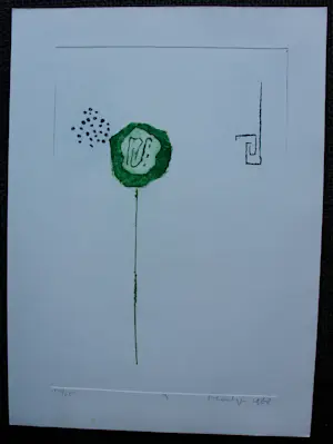 Jan Montyn - 10 etsen en 10 korte gedichten - 1968 kopen? Bied vanaf 750!