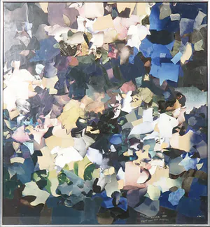 Napaku - Collage op papier, Habon-Ponak - Ingelijst kopen? Bied vanaf 70!