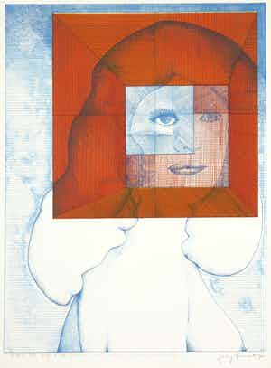 Georg Hadeler - Litho, Figuur verkocht voor € 35!