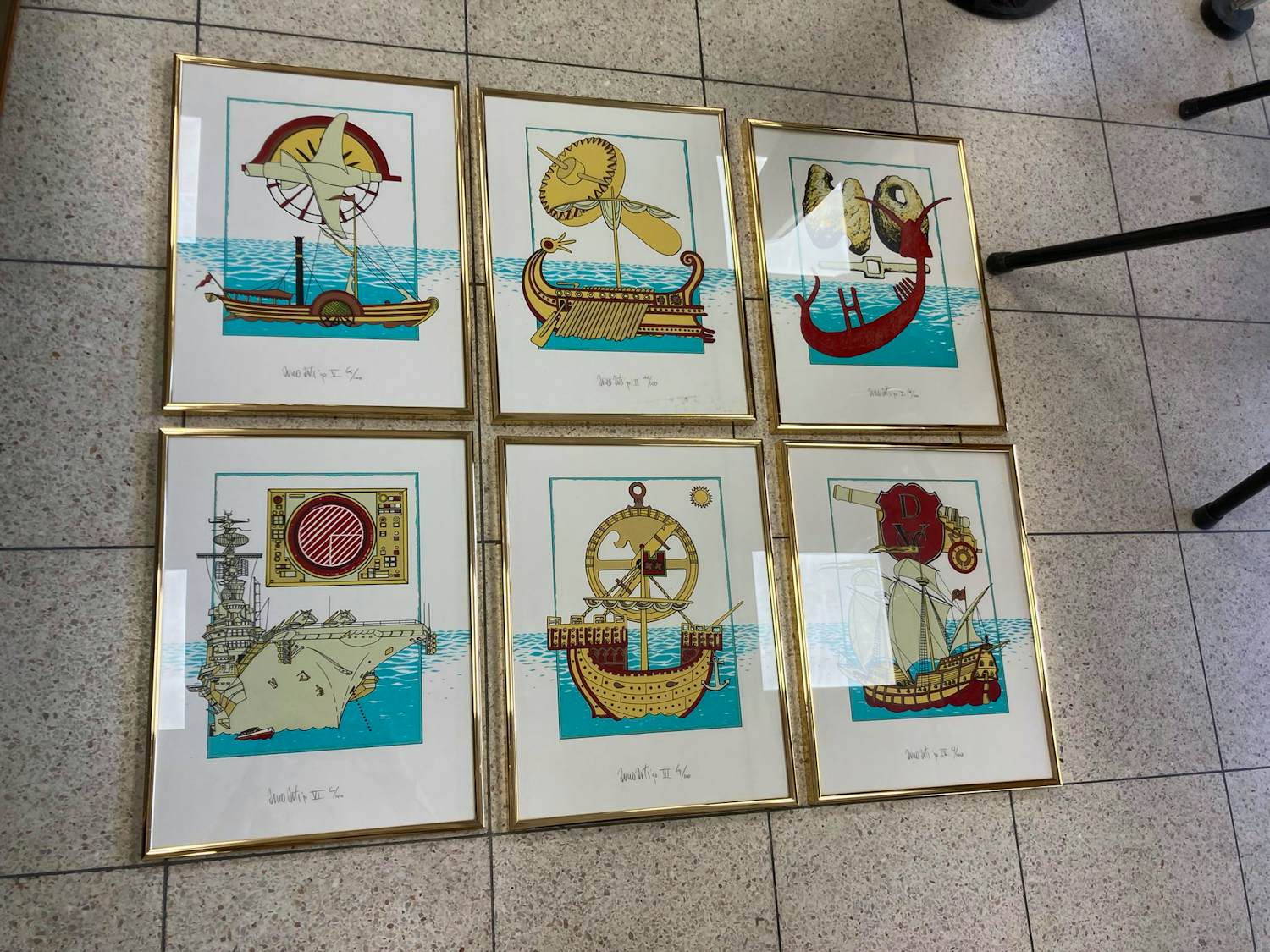 Arno Arts - Serie van 6 Schepen kopen? Bied vanaf 150!