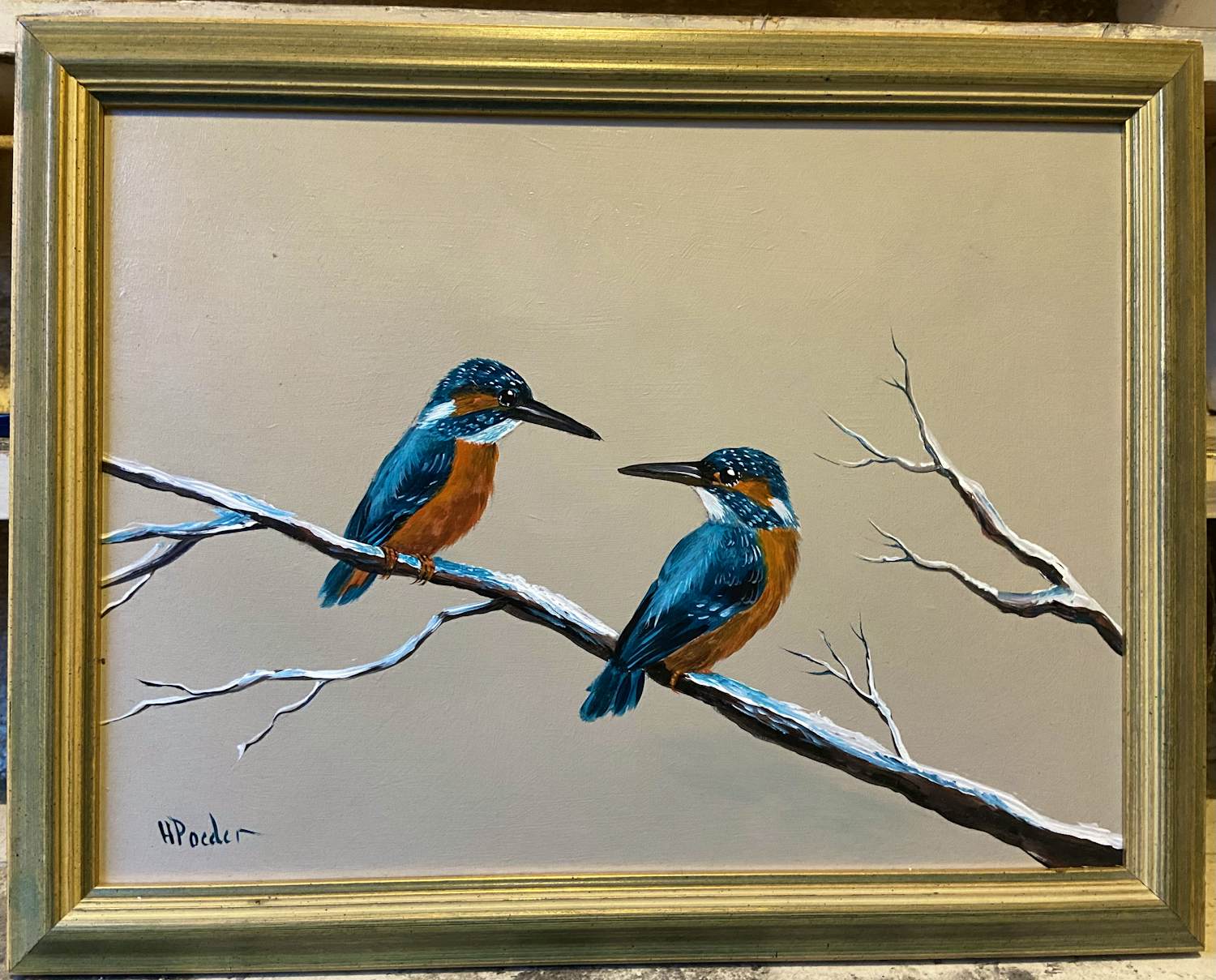 Henk Poeder - Vogels verkocht voor € 129!