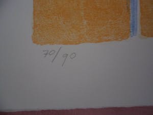 Ada Breedveld - Zeefdruk. Titel, "Violiste". kopen? Bied vanaf 50!