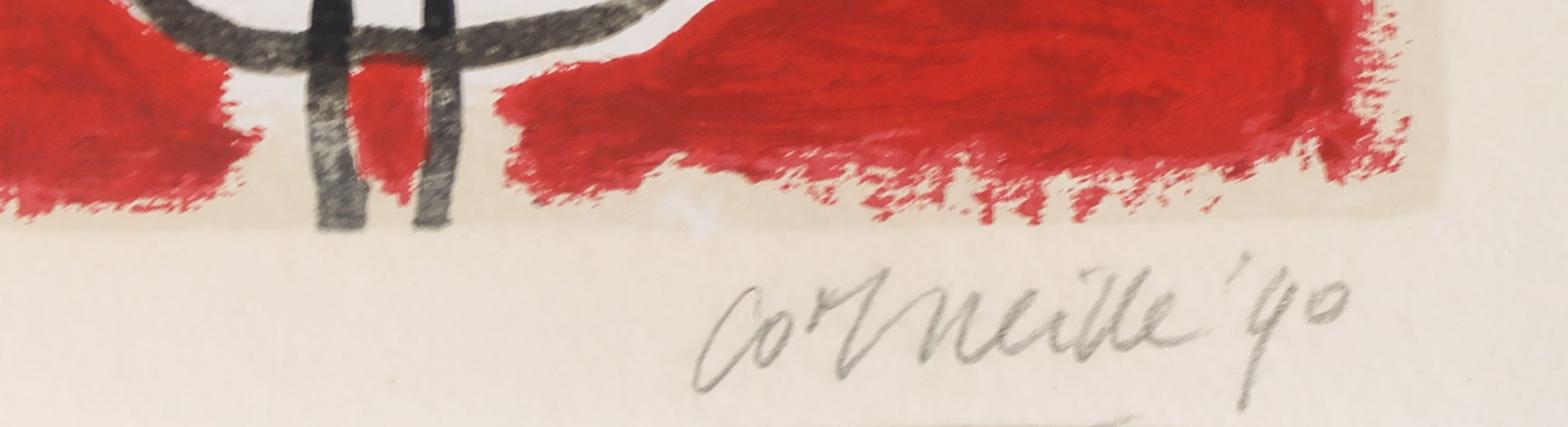 Corneille - Zeefdruk, L'oiseaux et la lune - Ingelijst kopen? Bied vanaf 1!