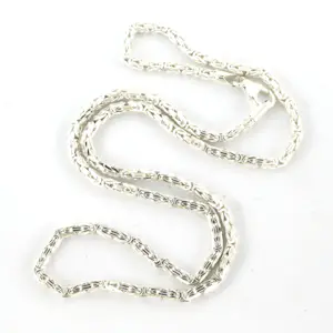 Zilveren koningsschakel collier – 60 cm lang - 20.1 gram kopen? Bied vanaf 160!