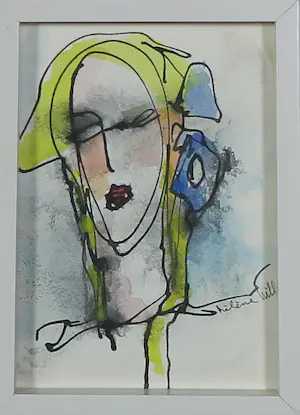 Helene Hill - Gemengde techniek, Lot van 7 werken kopen? Bied vanaf 20!