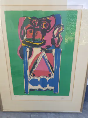 Karel Appel - Jules au Repos 1968 kopen? Bied vanaf 350!