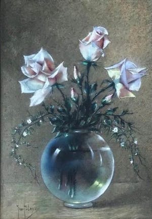 Jan Bleys - Vaas met Bloemen kopen? Bied vanaf 30!