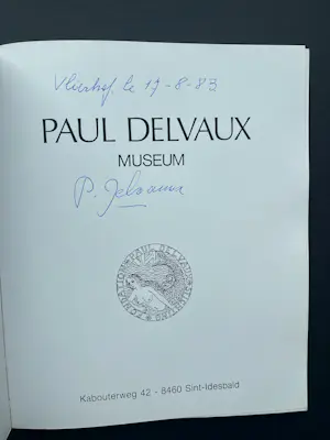 Paul Delvaux - Kunstcatalogus - Handgesigneerd - 1983 kopen? Bied vanaf 299!
