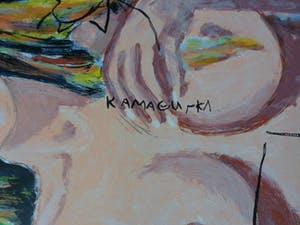 Peter Klashorst - Zeefdruk. Titel, "Turn Around Elisa". kopen? Bied vanaf 50!