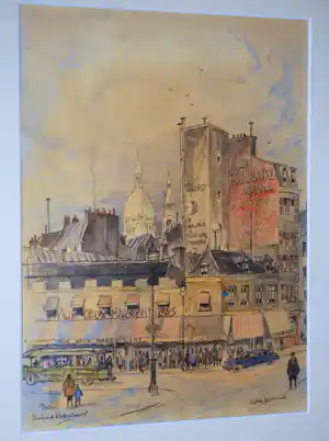 Octave DeConinck - Parijs - boulevard de Rochechouart vendu pour 130€ !