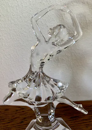 Niet of onleesbaar gesigneerd - RCR Royal Crystal Rock - Sculpture Ballet danseres, sierlijke houding - Kristal kopen? Bied vanaf 1!
