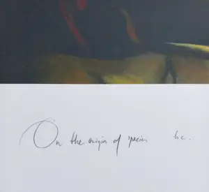 Rob Scholte - On the origin of species, zeefdruk (groot!) kopen? Bied vanaf 95!