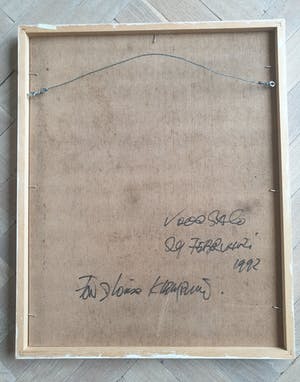 Fon Klement - Les Fleurs - Linosnede - 1992 - ingelijst - 53 x 43 cm - EA kopen? Bied vanaf 75!