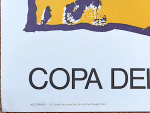 Pierre Alechinsky - Copa del Mundo de Futbol - Espana1982, lithografisch affiche kopen? Bied vanaf 70!