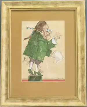 Simon Dittrich - ingelijste gesigneerde litho verkauft für € 59!