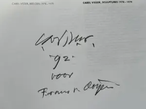 Carel Visser - 5 GESIGNEERDE BOEKJES EN BROCHURES kopen? Bied vanaf 150!