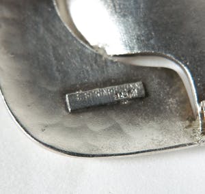 Erwin Springbrunn - Moderne zilveren (925) broche/hanger kopen? Bied vanaf 100!