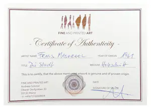 Frans Masereel - Die Stadt kopen? Bied vanaf 1!