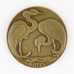 Tjipke visser - Bronzen penning: Artis, 1930 kopen? Bied vanaf 125!