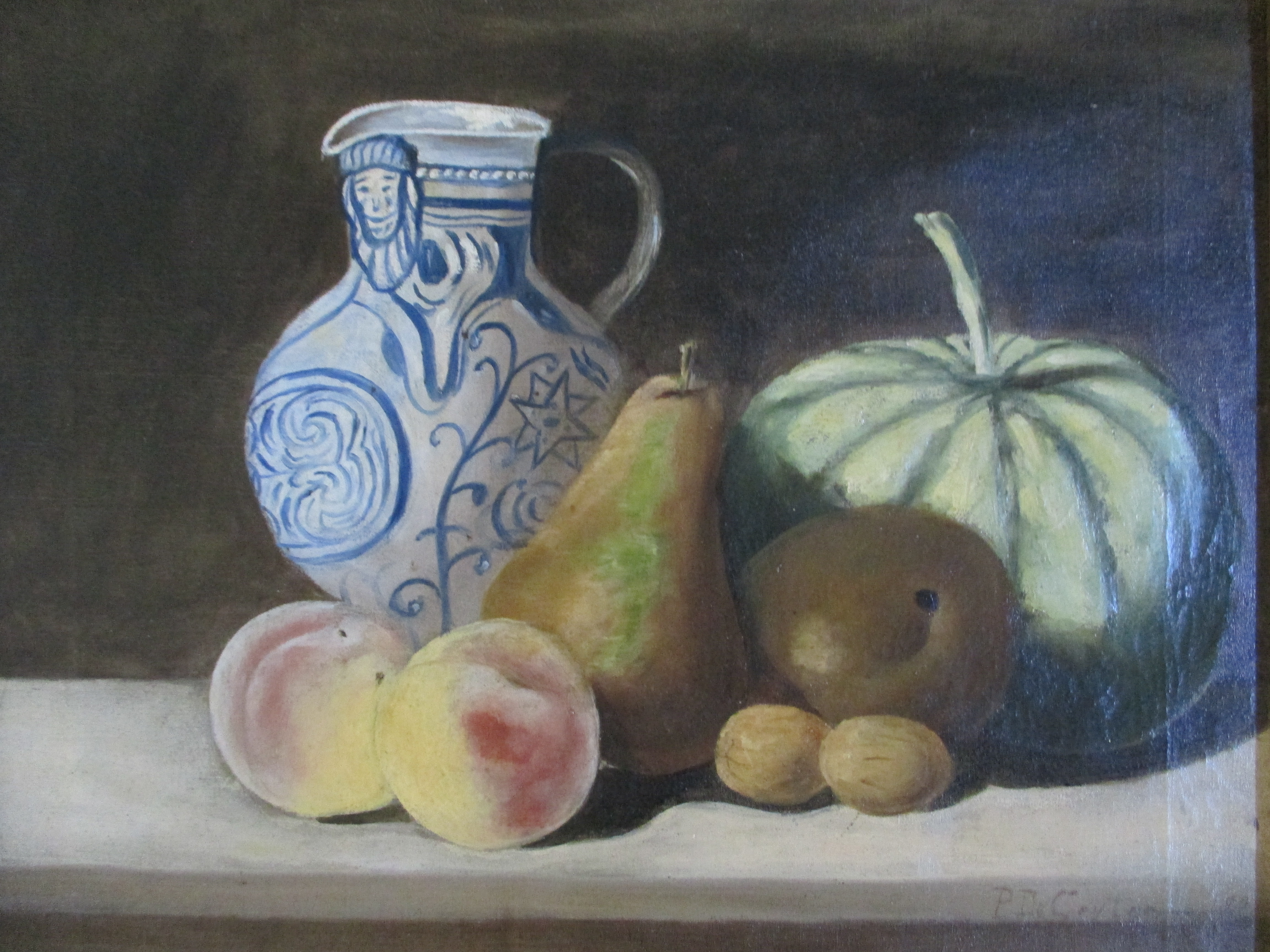 Niet of onleesbaar gesigneerd - Ingelijst stilleven kopen? Bied vanaf 1!