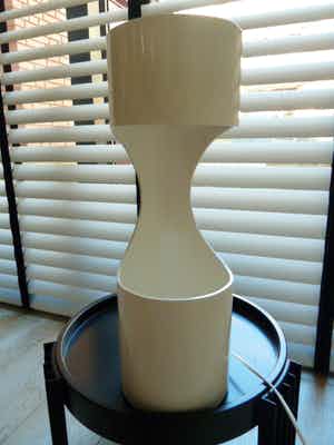 Niet of onleesbaar gesigneerd - Tafellamp NEBU 70’s naar ontwerp van Erik van Buijtenen verkocht voor € 1!