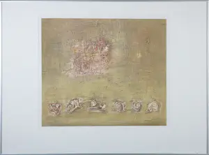 Anna Eickholt - Gemengde techniek op papier, Zonder titel - Ingelijst kaufen? Bieten Sie von 35!