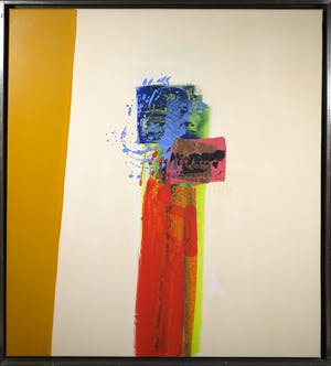 Arty Grimm - Olieverf op doek, Zonder titel - Ingelijst (Groot) kopen? Bied vanaf 1!