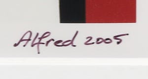 Alfred Degens - Lambdaprint, Art for Arts Sake - Ingelijst kopen? Bied vanaf 35!