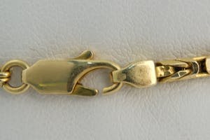 2560 - 18 karaats geelgouden "Konings" armband kopen? Bied vanaf 300!