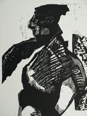 Manuel Kurpershoek - Zeefdruk , Een onbekende – gesigneerd – Gelderse Grafiekmap 1989 kopen? Bied vanaf 20!